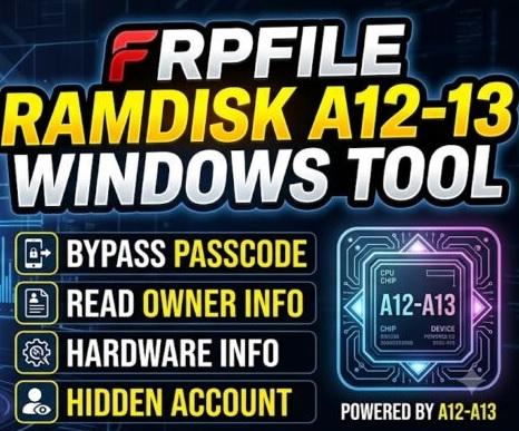 #7937 FRPFILE Ramdisk A12-A13 Bypass Hello Screen (NO SIGNAL) Support Models - iPhone XS, XS Max, XR, SE2 11, 11 Pro, 11 Pro MaxiPad mini 5th generation, Air 3rd generation, iPad 8th generation, iPad 9th generation